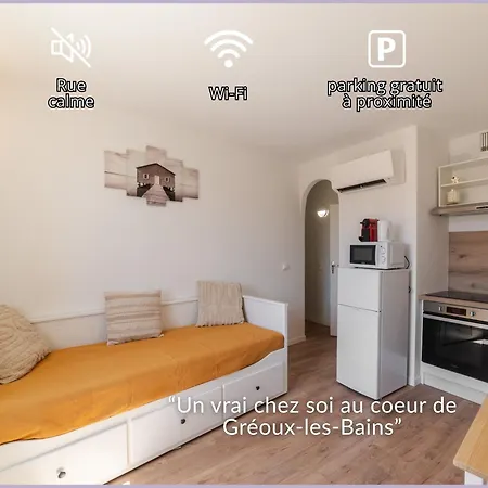 Escapade A Deux En Provence, Adresse Calme, Centre A Pied, Wifi, Climatisation Et Parking Gratuit A 50m Греу-ле-Бэн